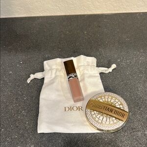 Dior Cream and Gold Lip Balm Gloss